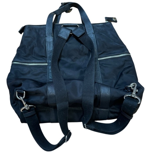 HENRI BENDEL Jetsetter Black Convertible Backpack - Picture 10 of 12